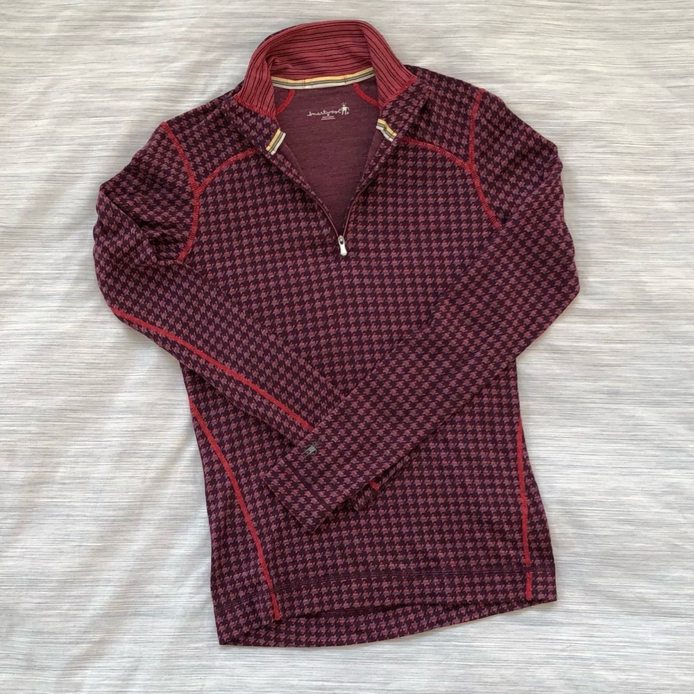 Smartwool Merino Wool 1/4 Zip Base Layer